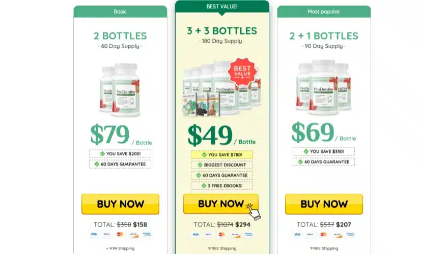 prodentim-pricing-plan